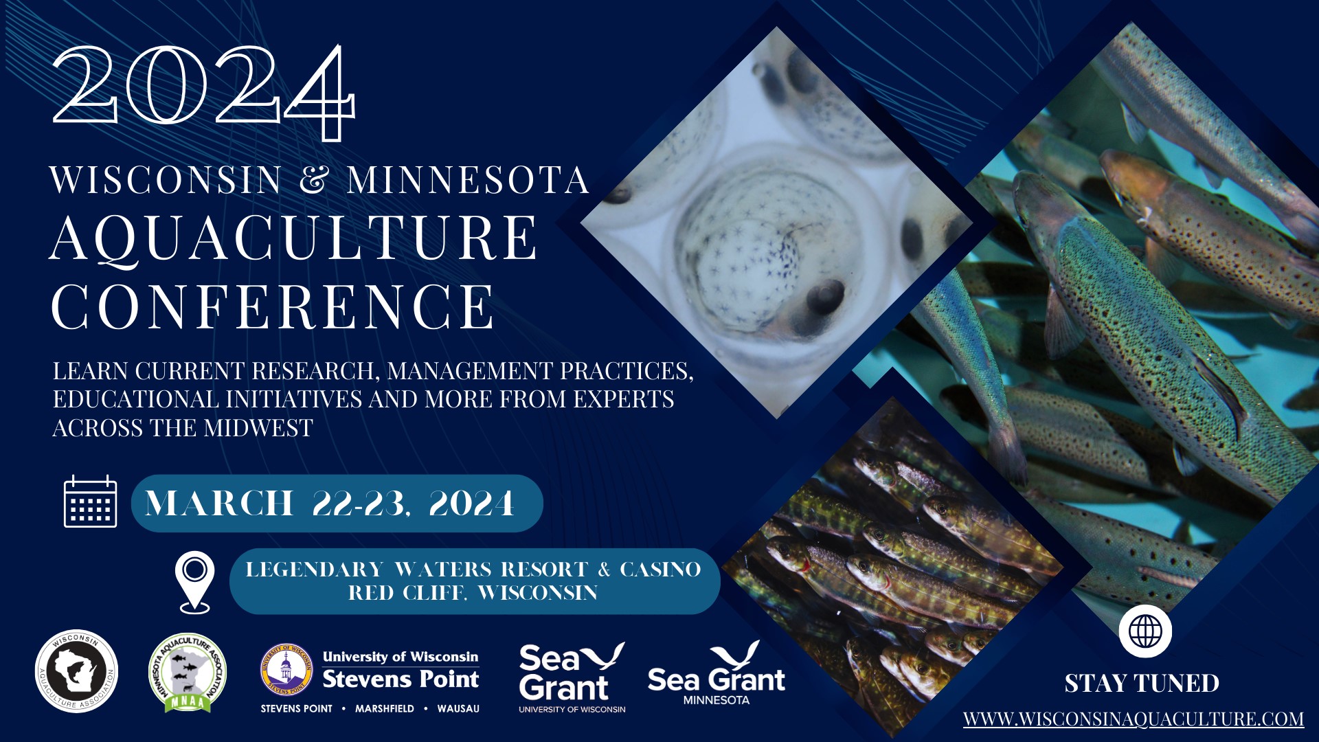 2024 Wisconsin & Minnesota Aquaculture conference flier