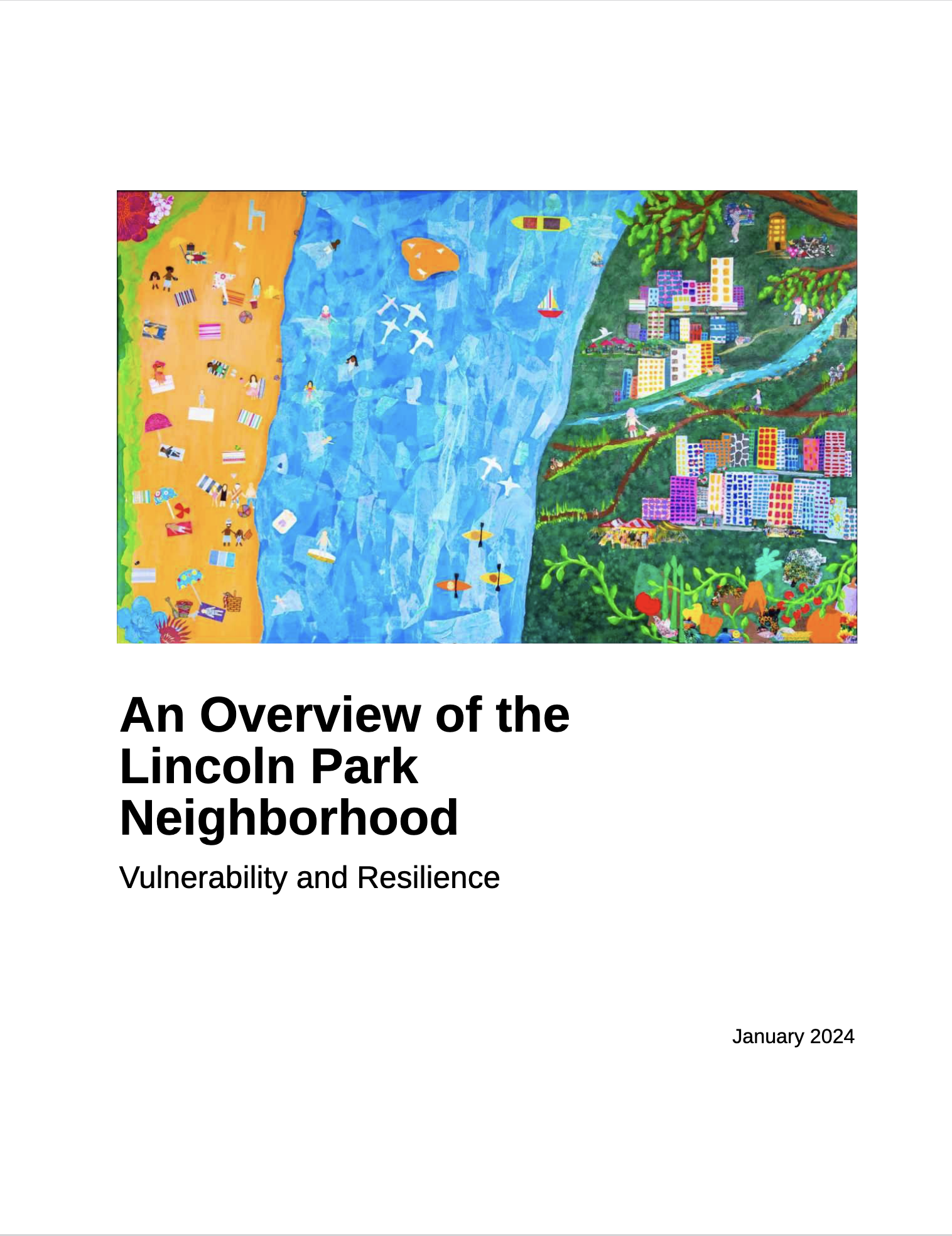 Thumbnail of report cover: An Overview of the Lincoln Park Neighborhood: Vulnerability and Resilience