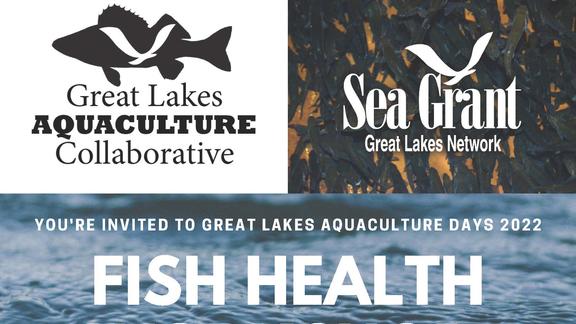 Great Lakes Aquaculture Days 2022 flyer.