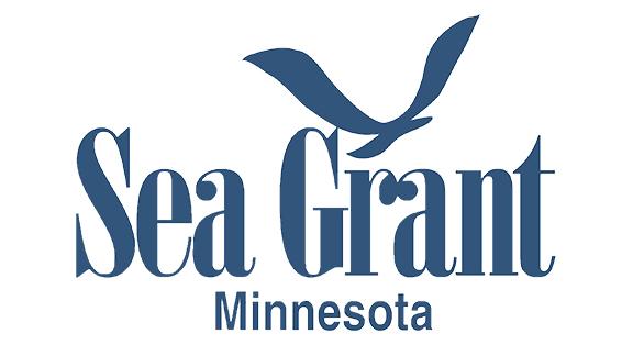Logo with gull and the text Minnesota Sea Grant. 