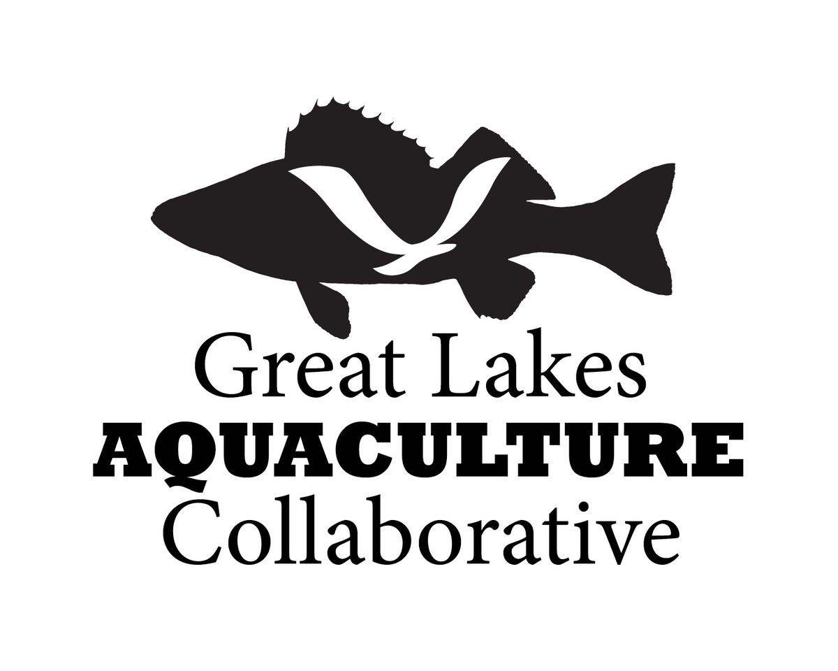 cartoon fish and the words Great Lakes Aquaculture Collaborative