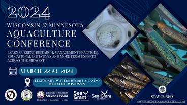 2024 Wisconsin & Minnesota Aquaculture conference flier